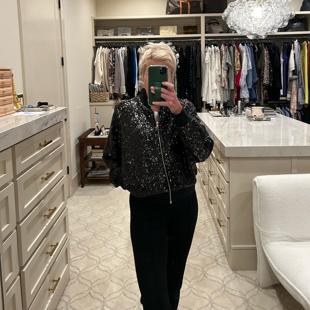Sequin Bomber Jacket!